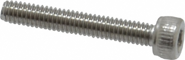 Value Collection MASC00250016CP Hex Head Cap Screw: M2.5 x 0.45 x 16 mm, Grade 18-8 & Austenitic Grade A2 Stainless Steel, Uncoated Image