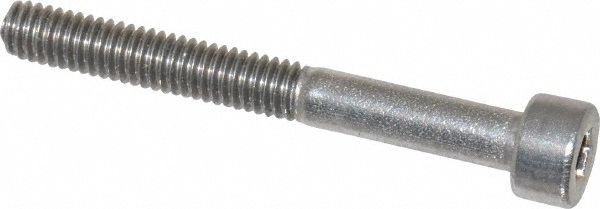 Value Collection MASC0040035CP Hex Head Cap Screw: M4 x 0.70 x 35 mm, Grade 18-8 & Austenitic Grade A2 Stainless Steel, Uncoated Image