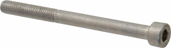 Value Collection MASC0050060CP Hex Head Cap Screw: M5 x 0.80 x 60 mm, Grade 18-8 & Austenitic Grade A2 Stainless Steel, Uncoated Image