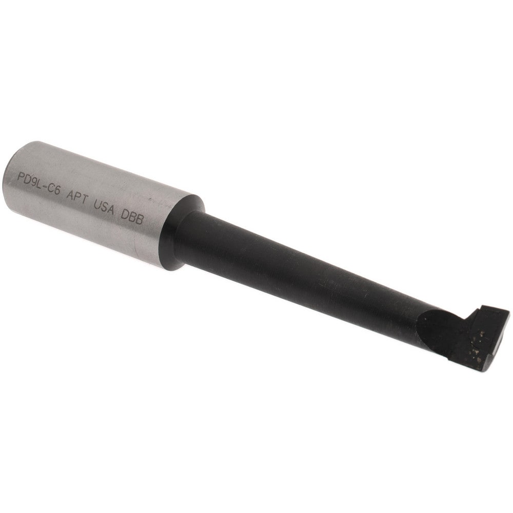Boring Bar: 9/16" Min Bore, 3" Max Depth, Right Hand Cut, C6