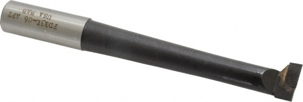 Made in USA PD13L C6 Boring Bar: 13/16" Min Bore, 4-1/2" Max Depth, Right Hand Cut, C6 Image