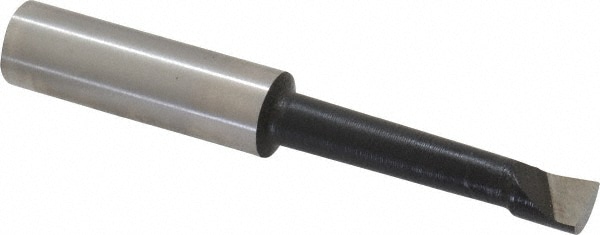 Made in USA COA  4L Boring Bar: 1/4" Min Bore, 1-1/4" Max Depth, Right Hand Cut, M42 Cobalt Image