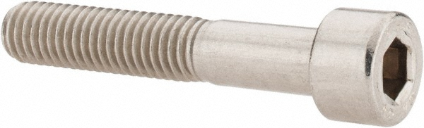 Value Collection MASC0080045CP Hex Head Cap Screw: M8 x 1.25 x 45 mm, Grade 18-8 & Austenitic Grade A2 Stainless Steel, Uncoated Image