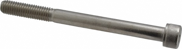 Value Collection MASC0080090CP Hex Head Cap Screw: M8 x 1.25 x 90 mm, Grade 18-8 & Austenitic Grade A2 Stainless Steel, Uncoated Image