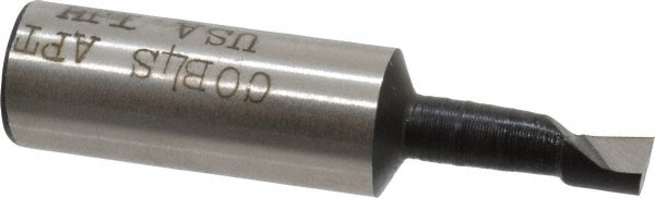 Made in USA COB4S Boring Bar: 1/4" Min Bore, 3/4" Max Depth, Right Hand Cut, M42 Cobalt Image