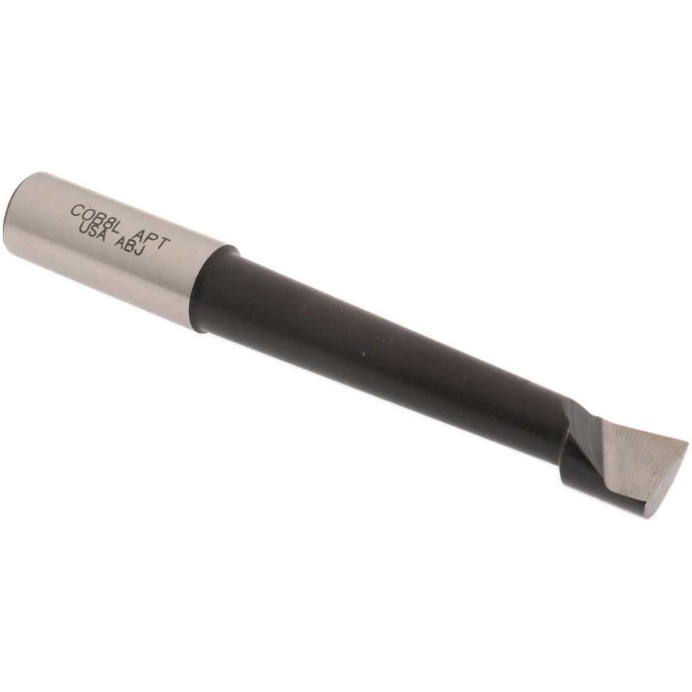 Boring Bar: 1/2" Min Bore, 2-1/2" Max Depth, Right Hand Cut, M42 Cobalt