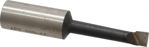 Made in USA COD  6L Boring Bar: 3/8" Min Bore, 1-7/8" Max Depth, Right Hand Cut, M42 Cobalt Image