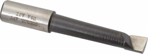 Made in USA COD  10L Boring Bar: 5/8" Min Bore, 3-1/8" Max Depth, Right Hand Cut, M42 Cobalt Image