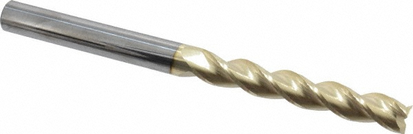 Accupro 35062564C5 Square End Mill: 5/8 Dia, 4 LOC, 5/8 Shank Dia, 8 OAL, 3 Flutes, Solid Carbide Image