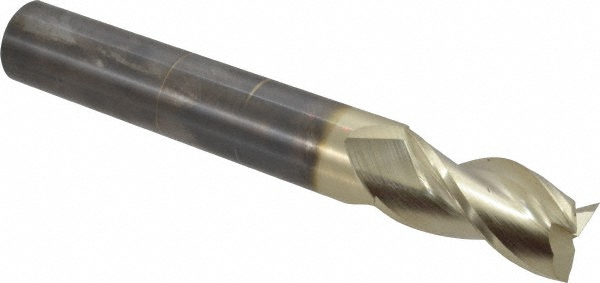 Accupro 35010032NS07C5 Square End Mill: 1 Dia, 2 LOC, 1 Shank Dia, 7 OAL, 3 Flutes, Solid Carbide Image