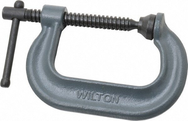 C-Clamp: 3" Max Opening, 2-1/2" Throat Depth, Forged Steel