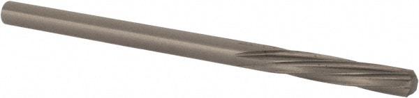 Magafor 88860003130 Chucking Reamer: 0.1232" Dia, 2-1/4" OAL, 19/32" Flute Length, Straight Shank, Solid Carbide Image