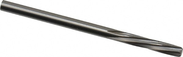 Magafor 88860003430 Chucking Reamer: 0.135" Dia, 2-1/4" OAL, 19/32" Flute Length, Straight Shank, Solid Carbide Image