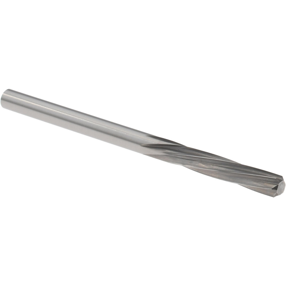 Chucking Reamer: 0.1425" Dia, 2-1/4" OAL, 0.5900" Flute Length, Straight-Cylindrical Shank, Solid Carbide