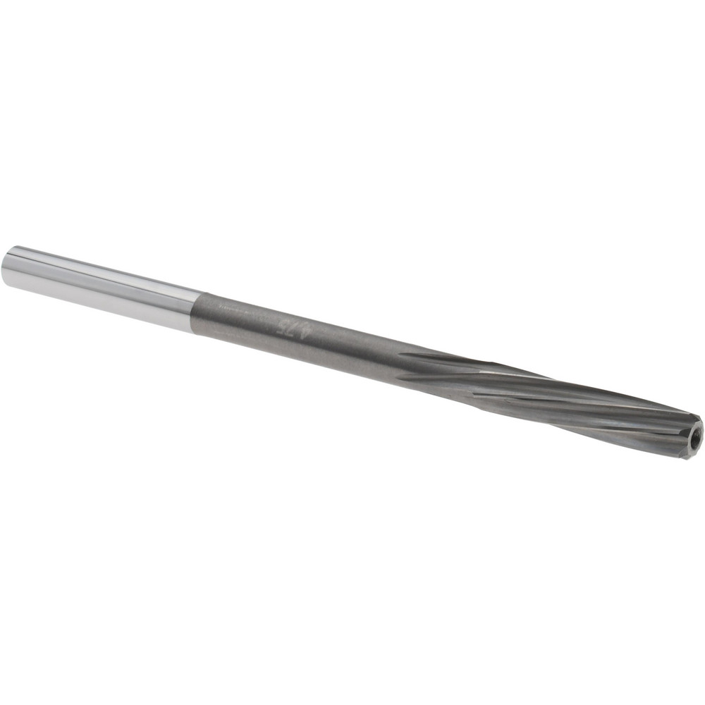 Chucking Reamer: 0.1870" Dia, 3.1500" OAL, 0.8270" Flute Length, Straight-Cylindrical Shank, Solid Carbide