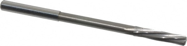 Magafor 88860004800 Chucking Reamer: 0.189" Dia, 3-25/64" OAL, 29/32" Flute Length, Straight Shank, Solid Carbide Image