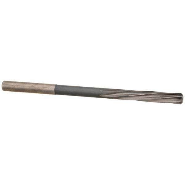 Magafor 88860004980 Chucking Reamer: 0.196" Dia, 3-25/64" OAL, 29/32" Flute Length, Straight Shank, Solid Carbide Image