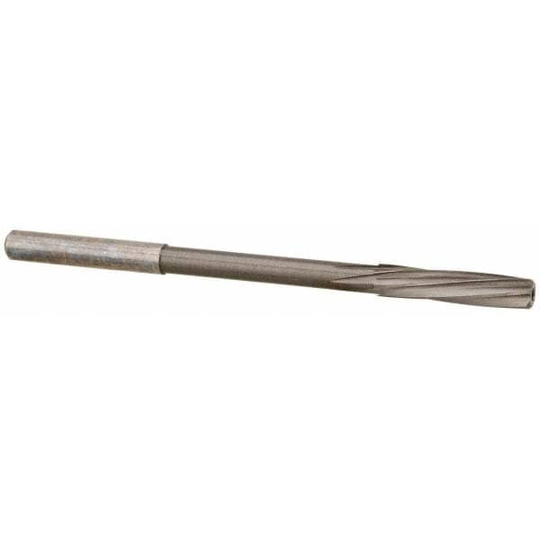 Magafor 88860005010 Chucking Reamer: 0.1972" Dia, 3-25/64" OAL, 29/32" Flute Length, Straight Shank, Solid Carbide Image