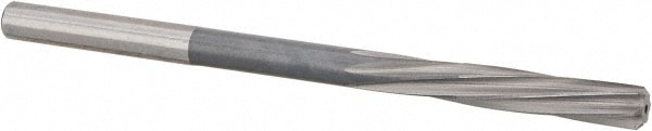 Magafor 88860005650 Chucking Reamer: 0.2224" Dia, 3-21/32" OAL, 1-1/32" Flute Length, Straight Shank, Solid Carbide Image