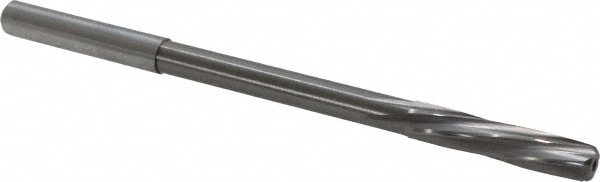 Magafor 88860005970 Chucking Reamer: 0.235" Dia, 3-31/32" OAL, 1-7/64" Flute Length, Straight Shank, Solid Carbide Image