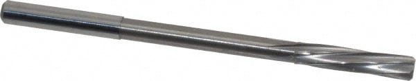 Magafor 88860006030 Chucking Reamer: 0.2374" Dia, 3-31/32" OAL, 1-7/64" Flute Length, Straight Shank, Solid Carbide Image