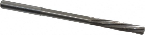 Magafor 88860006090 Chucking Reamer: 0.2398" Dia, 3-31/32" OAL, 1-7/64" Flute Length, Straight Shank, Solid Carbide Image