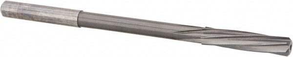 Magafor 88860006140 Chucking Reamer: 0.2417" Dia, 3-31/32" OAL, 1-7/64" Flute Length, Straight Shank, Solid Carbide Image