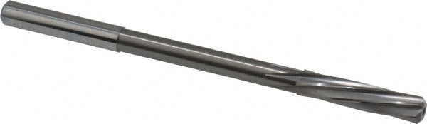 Magafor 88860006150 Chucking Reamer: 0.242" Dia, 3-31/32" OAL, 1-7/64" Flute Length, Straight Shank, Solid Carbide Image