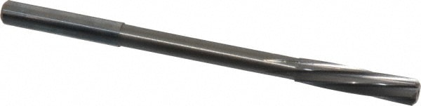 Magafor 88860006340 Chucking Reamer: 0.2496" Dia, 3-31/32" OAL, 1-7/64" Flute Length, Straight Shank, Solid Carbide Image