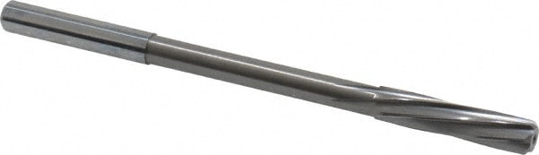 Magafor 88860006350 Chucking Reamer: 1/4" Dia, 3-31/32" OAL, 1-7/64" Flute Length, Straight Shank, Solid Carbide Image