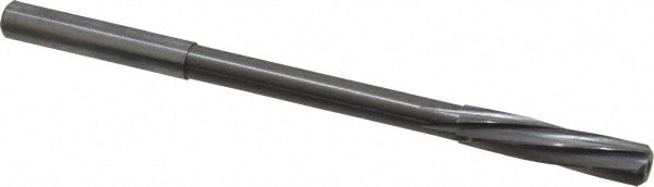 Magafor 88860006370 Chucking Reamer: 0.2508" Dia, 3-31/32" OAL, 1-7/64" Flute Length, Straight Shank, Solid Carbide Image