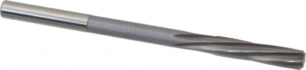 Magafor 88860006410 Chucking Reamer: 0.2524" Dia, 3-31/32" OAL, 1-7/64" Flute Length, Straight Shank, Solid Carbide Image