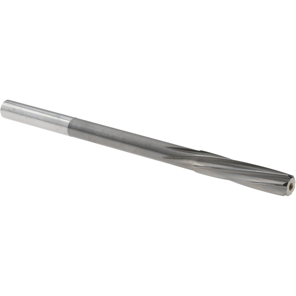 Chucking Reamer: 0.2531" Dia, 3.9800" OAL, 1.1020" Flute Length, Straight-Cylindrical Shank, Solid Carbide