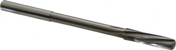 Magafor 88860006440 Chucking Reamer: 0.2535" Dia, 3-31/32" OAL, 1-7/64" Flute Length, Straight Shank, Solid Carbide Image