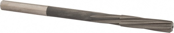 Magafor 88860006450 Chucking Reamer: 0.2539" Dia, 3-31/32" OAL, 1-7/64" Flute Length, Straight Shank, Solid Carbide Image