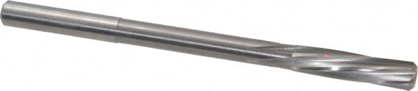 Magafor 88860007530 Chucking Reamer: 0.2965" Dia, 4-9/32" OAL, 1-7/32" Flute Length, Straight Shank, Solid Carbide Image