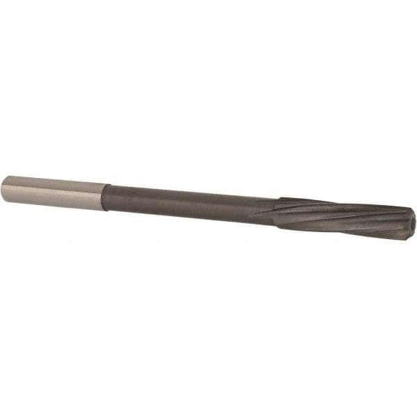 Magafor 88860007540 Chucking Reamer: 0.2969" Dia, 4-9/32" OAL, 1-7/32" Flute Length, Straight Shank, Solid Carbide Image