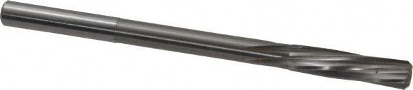 Magafor 88860007550 Chucking Reamer: 0.2972" Dia, 4-9/32" OAL, 1-7/32" Flute Length, Straight Shank, Solid Carbide 