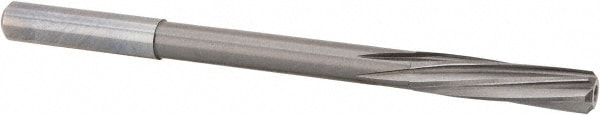 Magafor 88860007760 Chucking Reamer: 0.3055" Dia, 4-5/8" OAL, 1-19/64" Flute Length, Straight Shank, Solid Carbide Image