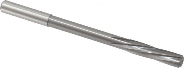 Magafor 88860007950 Chucking Reamer: 0.313" Dia, 4-5/8" OAL, 1-19/64" Flute Length, Straight Shank, Solid Carbide Image