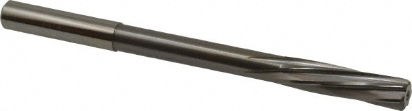 Magafor 88860009110 Chucking Reamer: 0.3587" Dia, 4-31/32" OAL, 1-27/64" Flute Length, Straight Shank, Solid Carbide Image