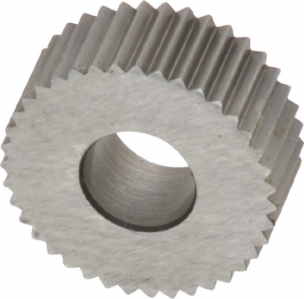 Made in USA GKS-220 Standard Knurl Wheel: 5/8" Dia, 90 ° Tooth Angle, 20 TPI, Straight, High Speed Steel Image