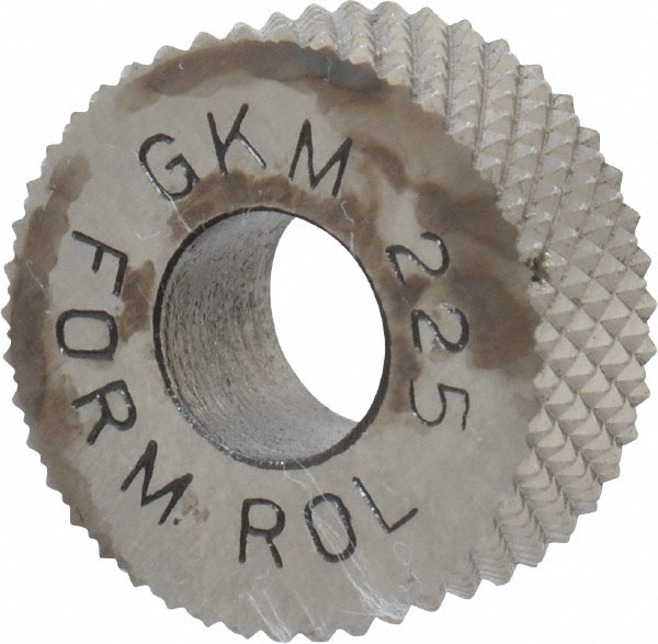 Made in USA GKM-225 Standard Knurl Wheel: 5/8" Dia, 90 ° Tooth Angle, 25 TPI, Diamond, High Speed Steel Image