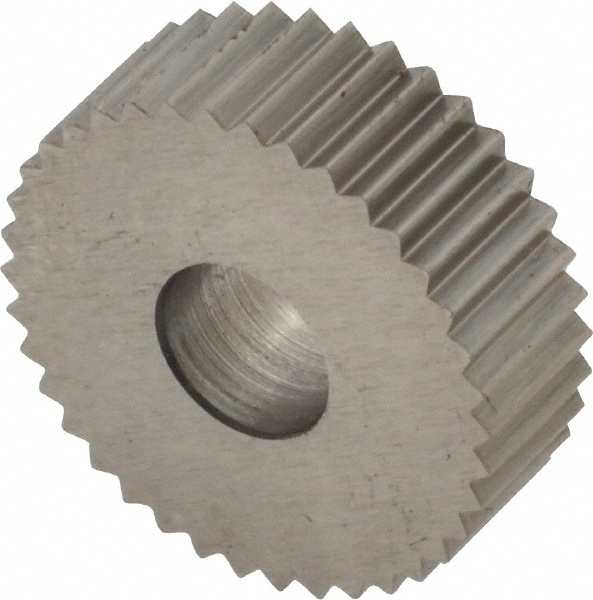 Made in USA KNS-216 Standard Knurl Wheel: 3/4" Dia, 90 ° Tooth Angle, 16 TPI, Straight, High Speed Steel Image