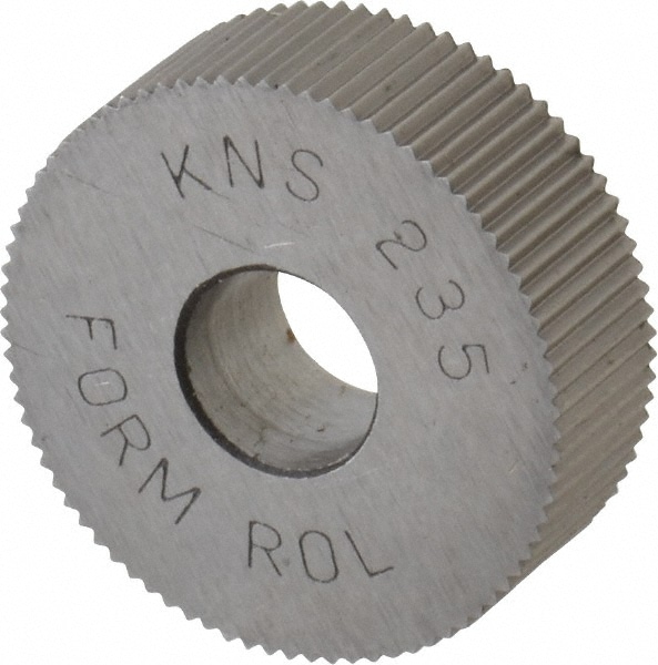 Made in USA KNS-235 Standard Knurl Wheel: 3/4" Dia, 90 ° Tooth Angle, 35 TPI, Straight, High Speed Steel Image