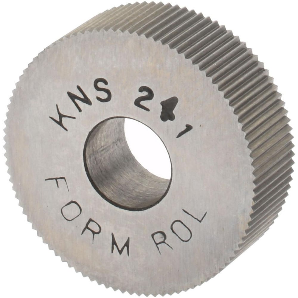 Made in USA KNS-241 Standard Knurl Wheel: 3/4" Dia, 90 ° Tooth Angle, 41 TPI, Straight, High Speed Steel Image