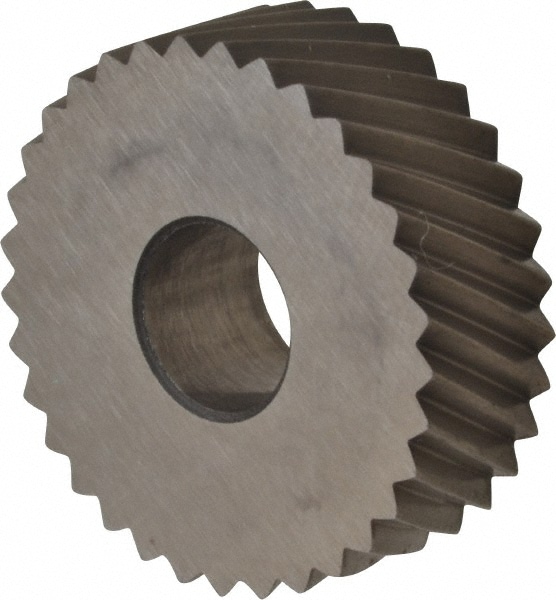 Made in USA KNR-216 Standard Knurl Wheel: 3/4" Dia, 90 ° Tooth Angle, 16 TPI, Diagonal, High Speed Steel Image