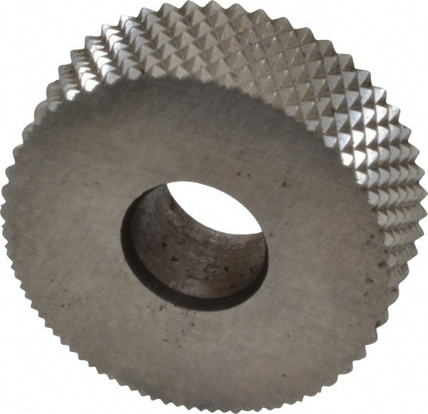 Made in USA KNM-225 Standard Knurl Wheel: 3/4" Dia, 90 ° Tooth Angle, 25 TPI, Diamond, High Speed Steel Image