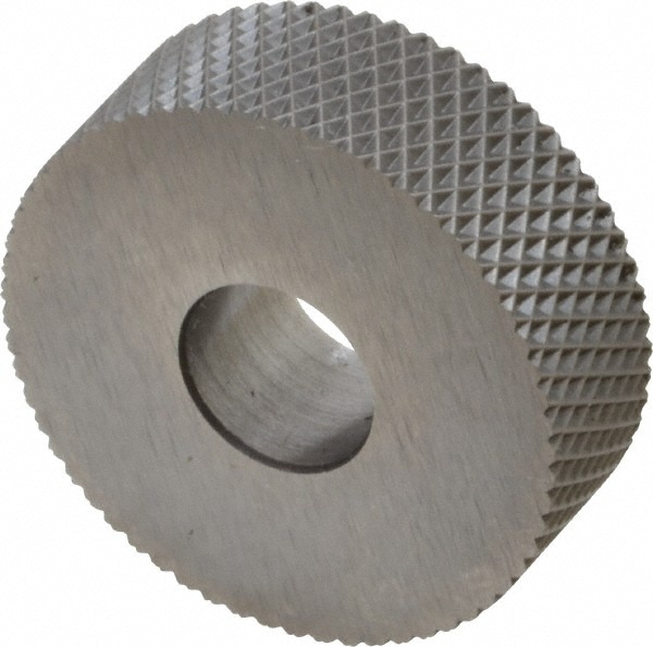 Made in USA KNF-230 Standard Knurl Wheel: 3/4" Dia, 90 ° Tooth Angle, 30 TPI, Diamond, High Speed Steel Image