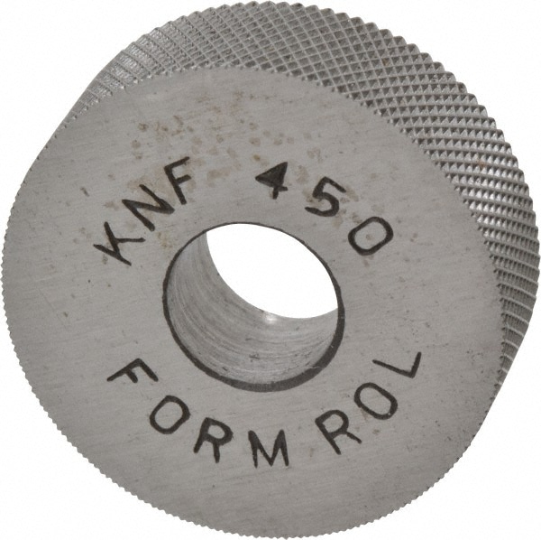 Made in USA KNF-450 Standard Knurl Wheel: 3/4" Dia, 70 ° Tooth Angle, 50 TPI, Diamond, High Speed Steel Image